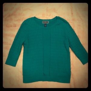 Karen Scott 3/4 sleeve sweater, size XL